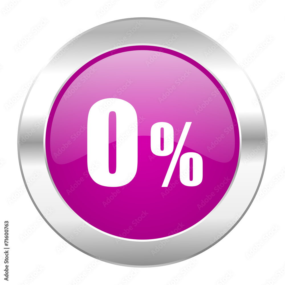 0 percent violet circle chrome web icon isolated 0 percent violet circle chrome web icon isolated