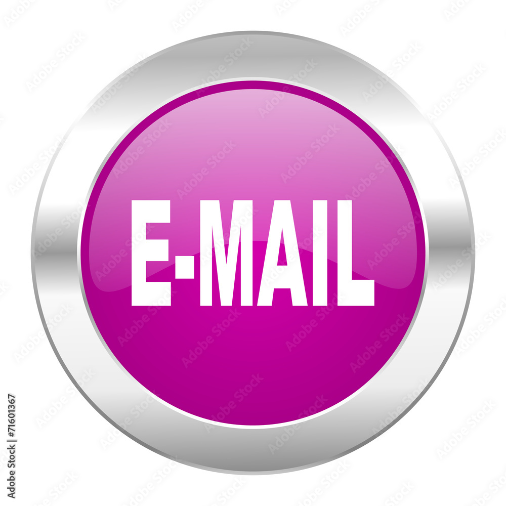 email violet circle chrome web icon isolated email violet circle chrome web icon isolated