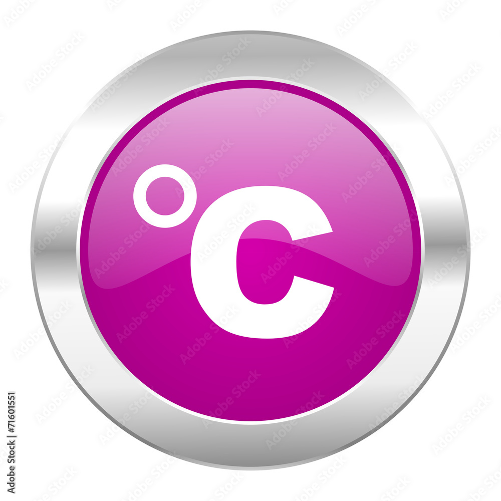 celsius violet circle chrome web icon isolated celsius violet circle chrome web icon isolated