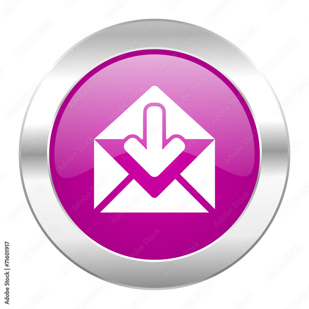 email violet circle chrome web icon isolated email violet circle chrome web icon isolated