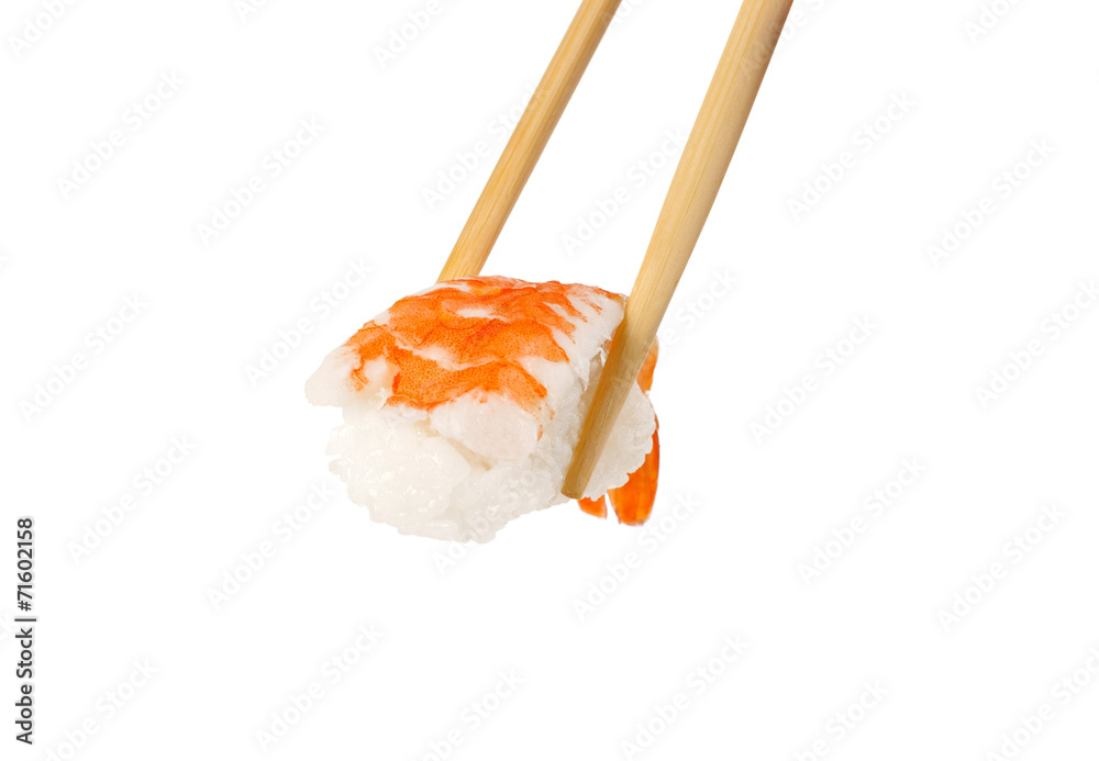Sushi on a light background Sushi on a light background