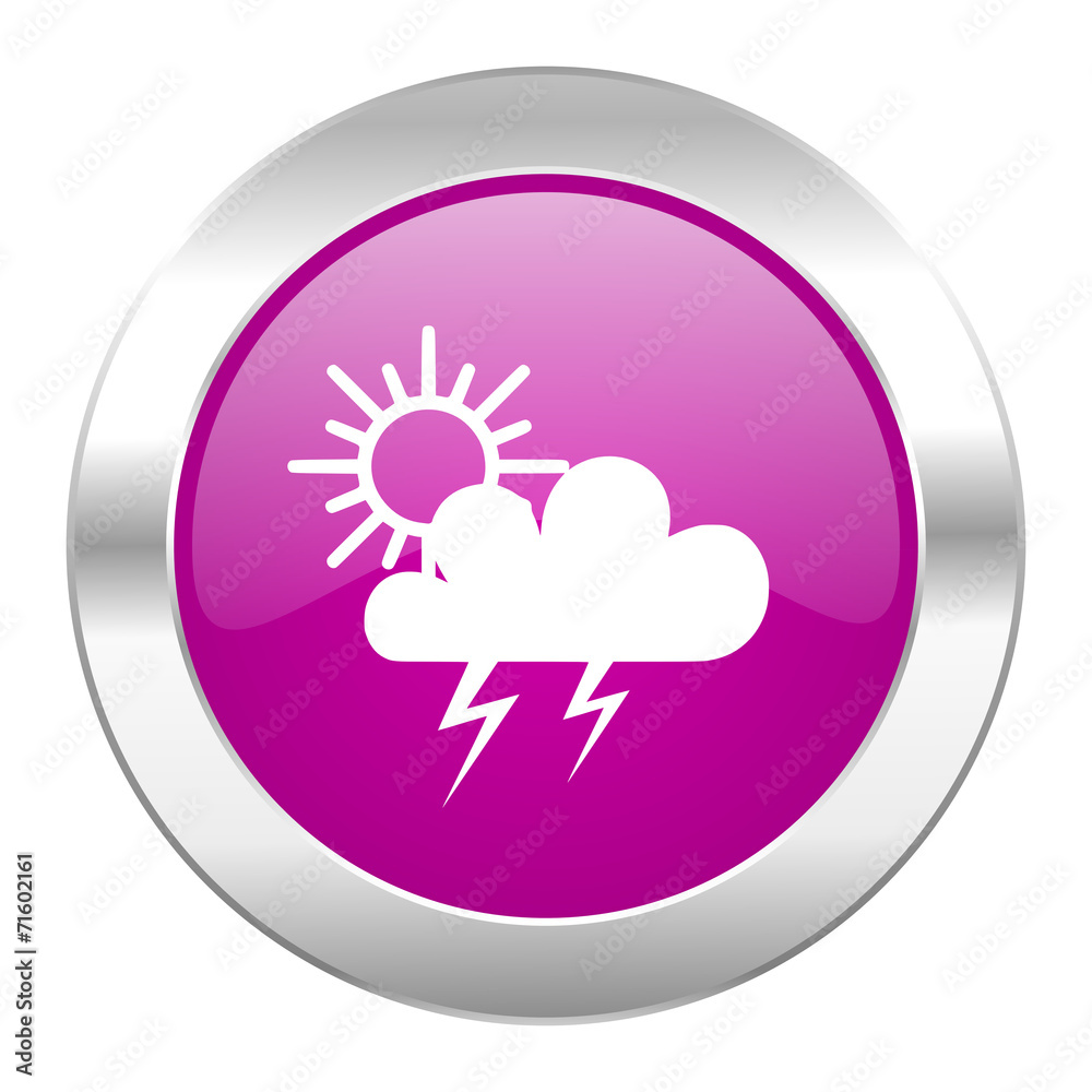 storm violet circle chrome web icon isolated storm violet circle chrome web icon isolated