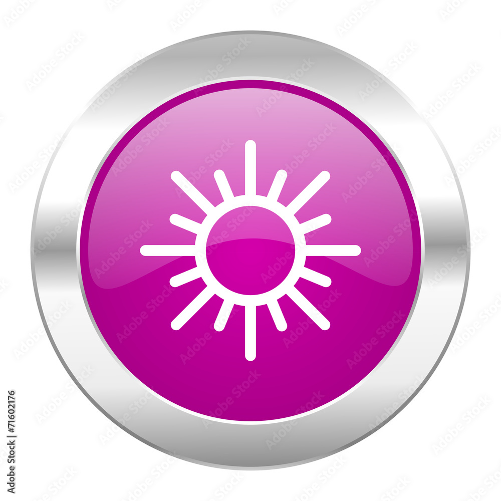 sun violet circle chrome web icon isolated sun violet circle chrome web icon isolated