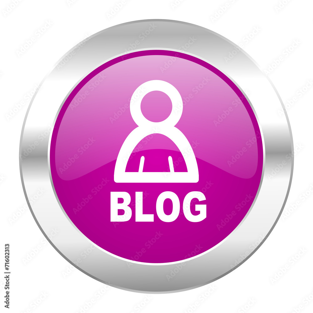 blog violet circle chrome web icon isolated blog violet circle chrome web icon isolated