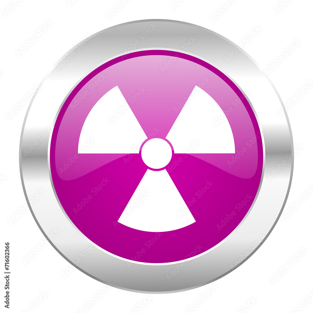 radiation violet circle chrome web icon isolated radiation violet circle chrome web icon isolated