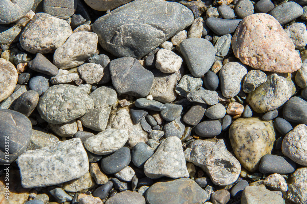 sea stones background texture