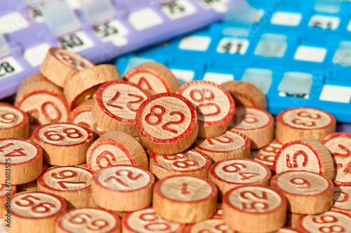 Tombola game (bingo numbers)