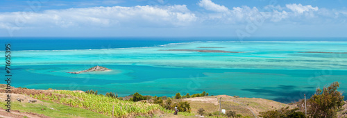 Fototapeta Naklejka Na Ścianę i Meble -  Rodrigues, île Hermitage et lagon