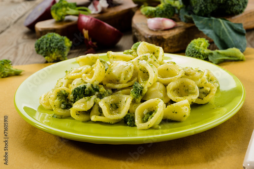 Orecchiette con broccoli  photo