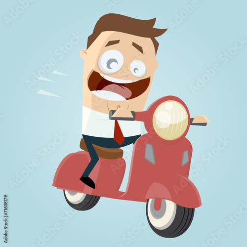 roller motorroller fahren
