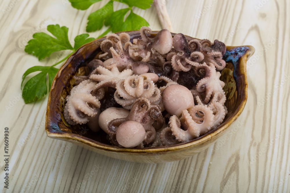 Boiled octopus Boiled octopus