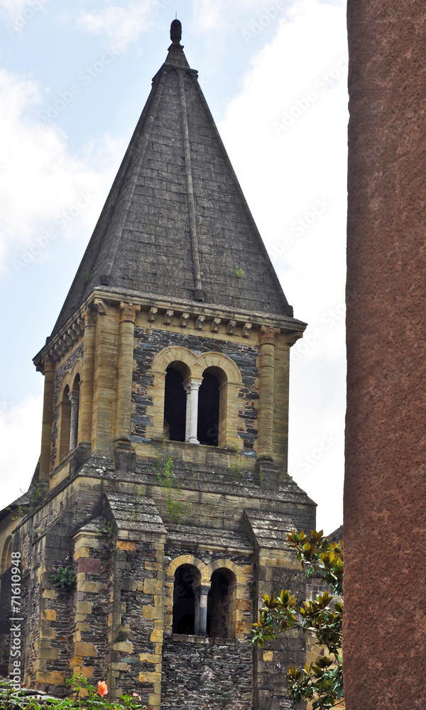 Obraz premium L'Abbazia di Conques, Aveyron - Francia