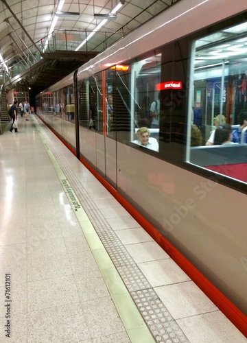 Modern Metro Station