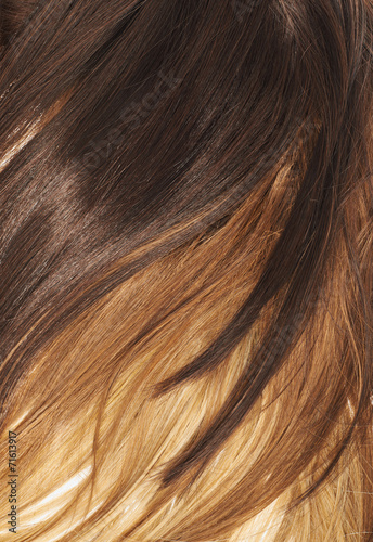 Hair fragment as a background composition