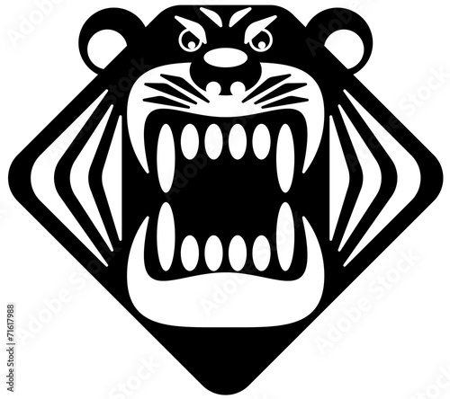 Tiger Head Mascot