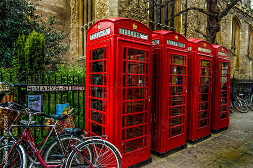 Fotótapéta Telephone box/Cambridge