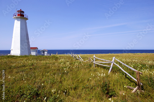 Old lighthouse in Newfoundland, Canada