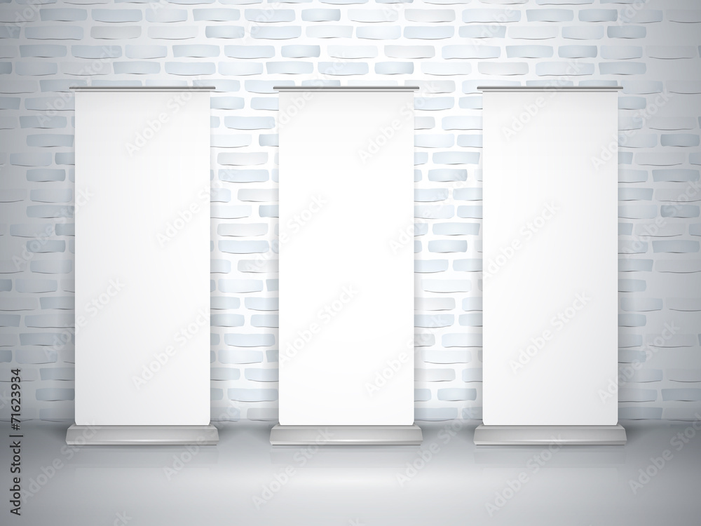 blank roll up banners set blank roll up banners set