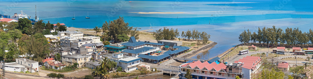 panorama de Port-Mathurin, île Rodrigues
