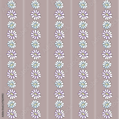 chamomile seamless pattern