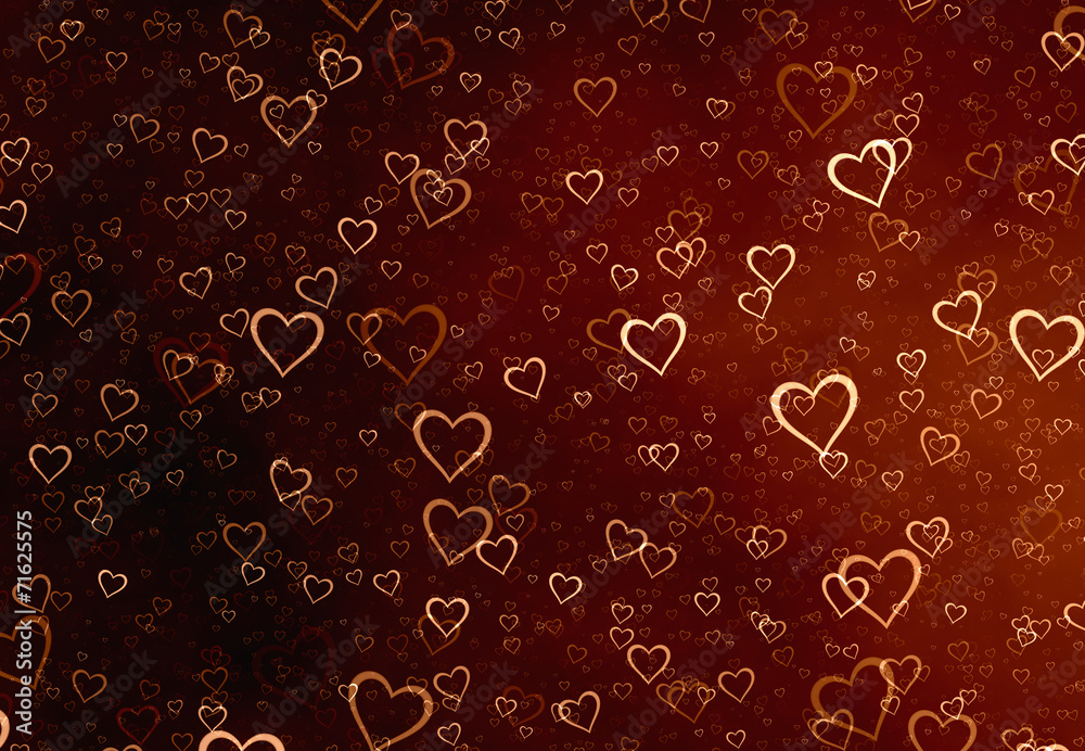 red hearts backgrounds of Valentine's day. Love texture