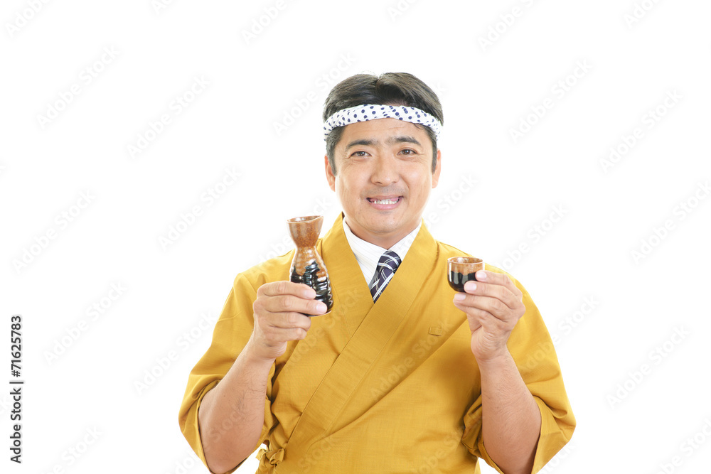 笑顔のウェイター 笑顔のウェイター