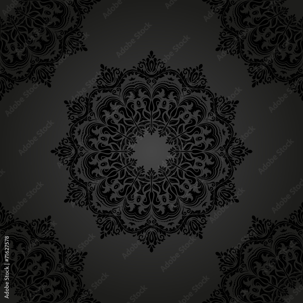 Orient Seamless Vector Pattern. Abstract Background Orient Seamless Vector Pattern. Abstract Background
