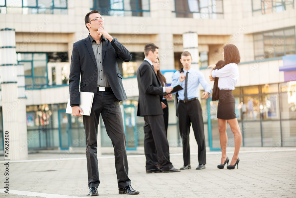 Young Businessman With A Vision Young Businessman With A Vision