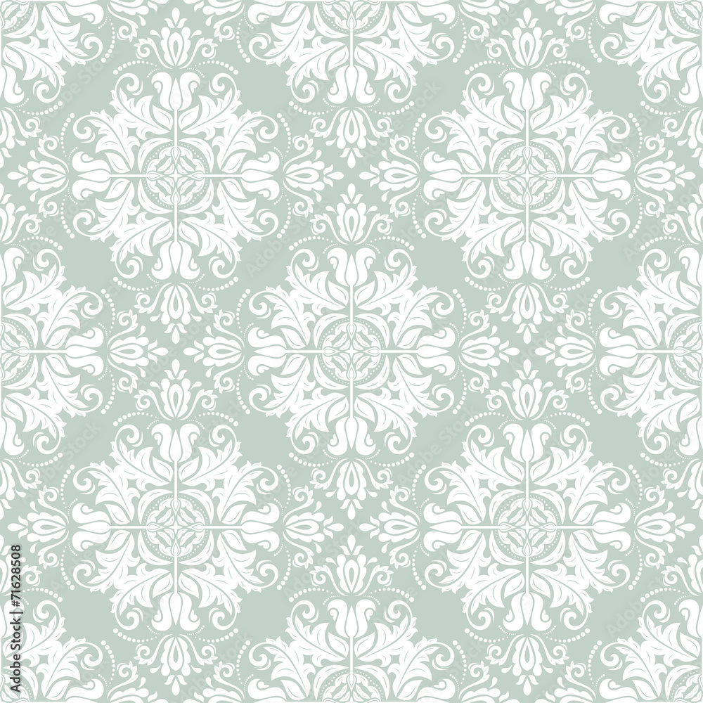 Floral Seamless Vector Pattern. Orient Abstract Background Floral Seamless Vector Pattern. Orient Abstract Background