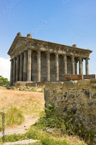 Antique temple in Garni, Armenia