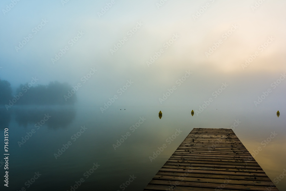 Naklejka premium Morgendämmerung am 