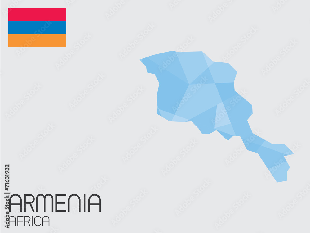 Set of Infographic Elements for the Country of Armenia Set of Infographic Elements for the Country of Armenia