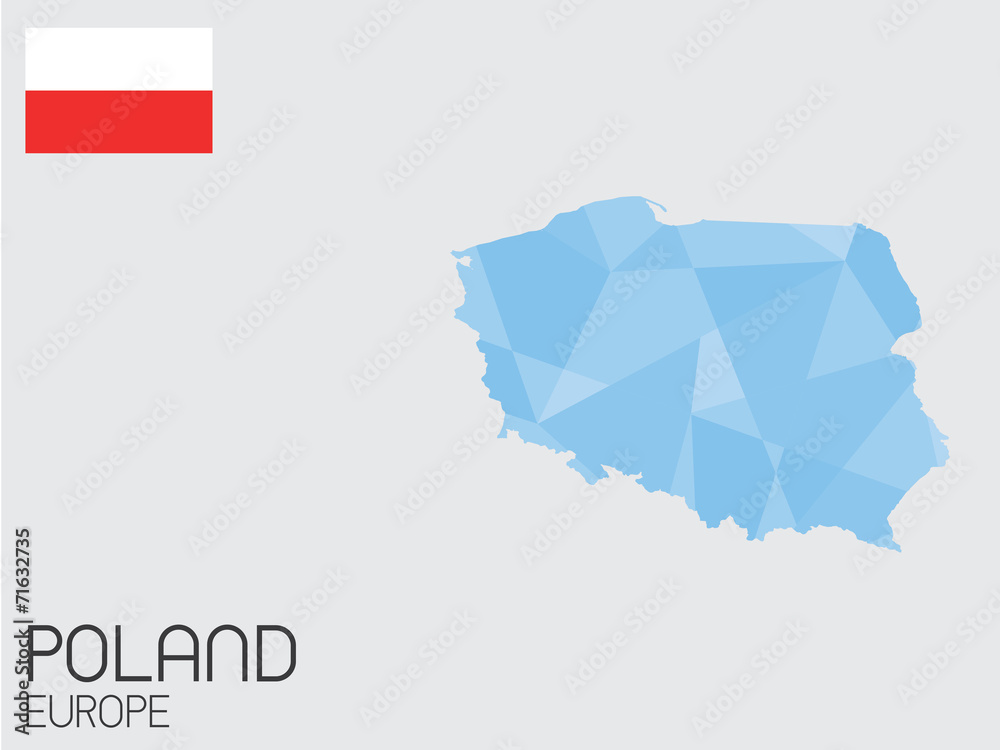 Set of Infographic Elements for the Country of Poland Set of Infographic Elements for the Country of Poland