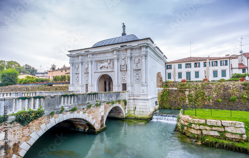 Gate to old city of Treviso photo