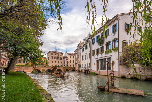 Treviso - sculptures in water photo
