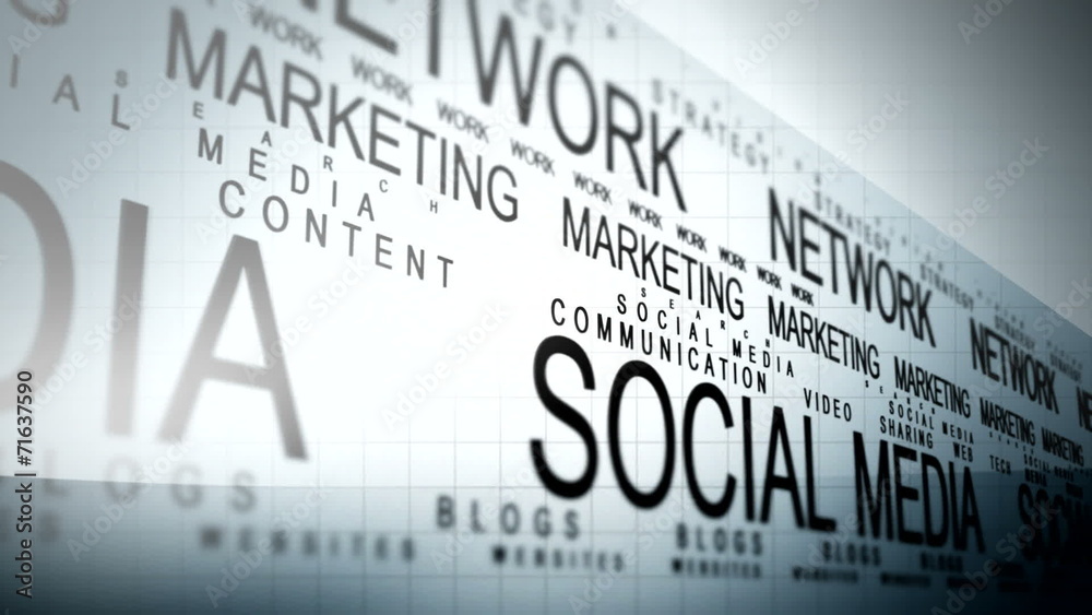 internet-Social media and networking background 1