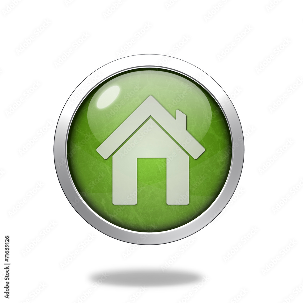 home circular icon on white background home circular icon on white background