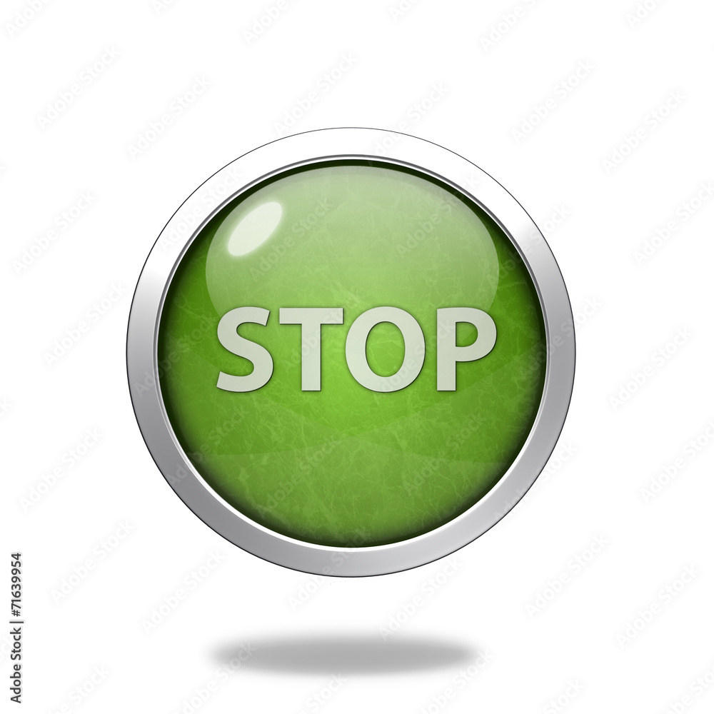 stop circular icon on white background stop circular icon on white background