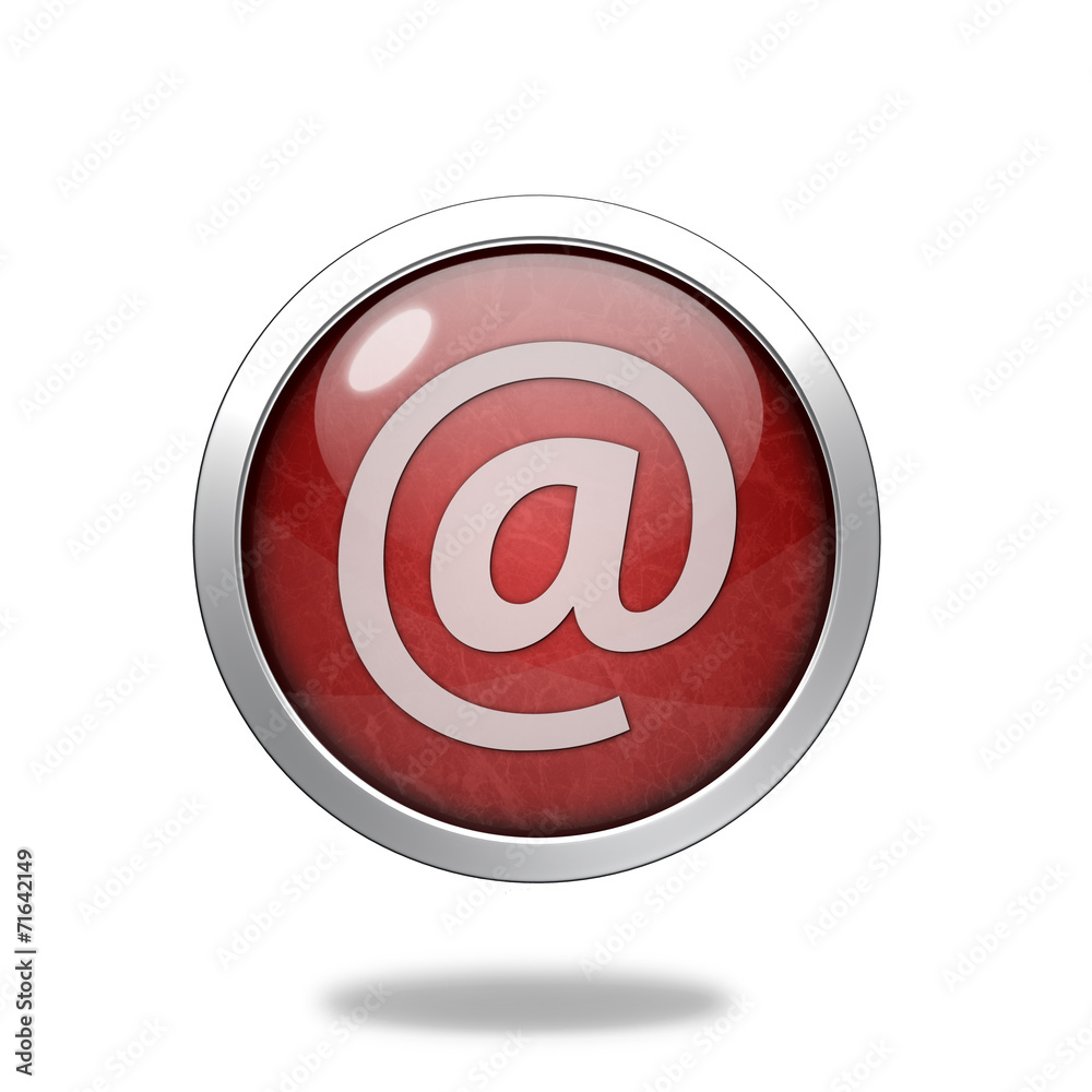Email circular icon on white background Email circular icon on white background