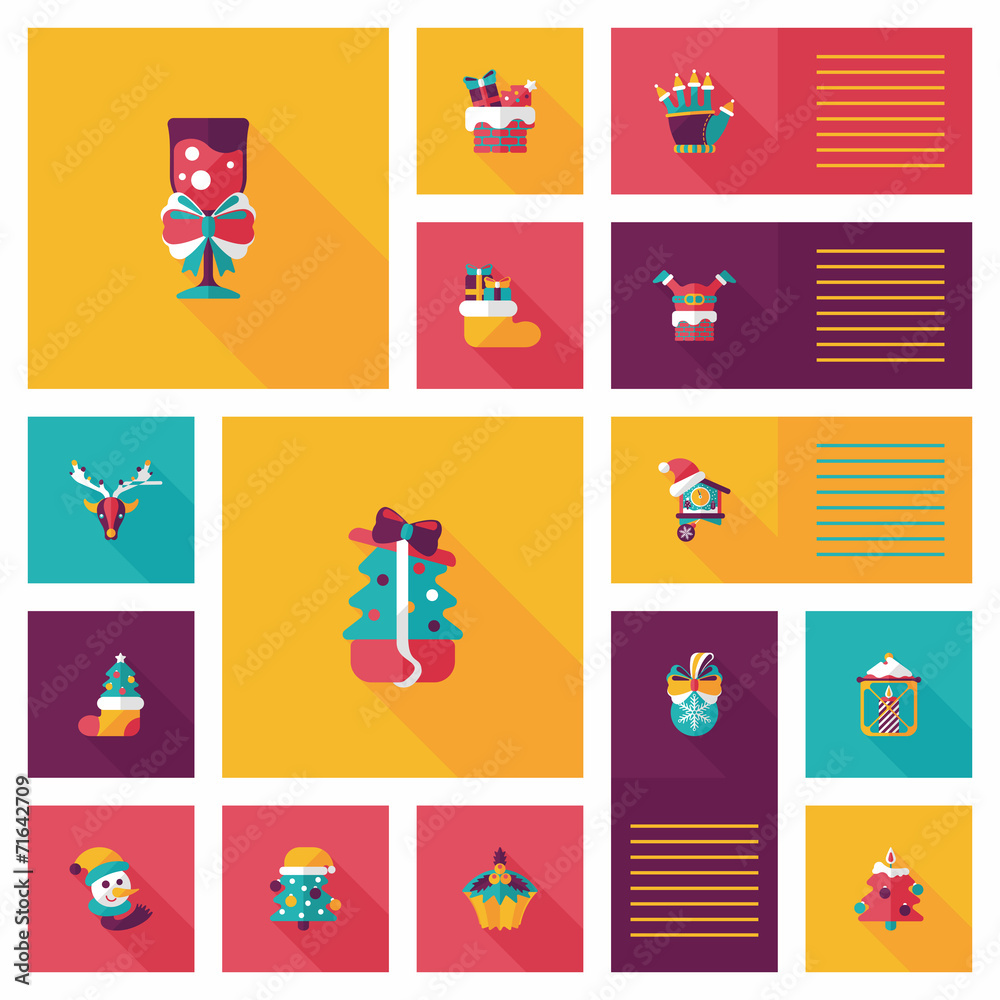 Merry Christmas flat app ui background,eps10 Merry Christmas flat app ui background,eps10
