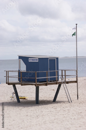 Rettungsschwimmer Häuschen Sylt