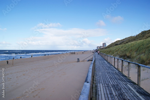 Holzweg am Strand