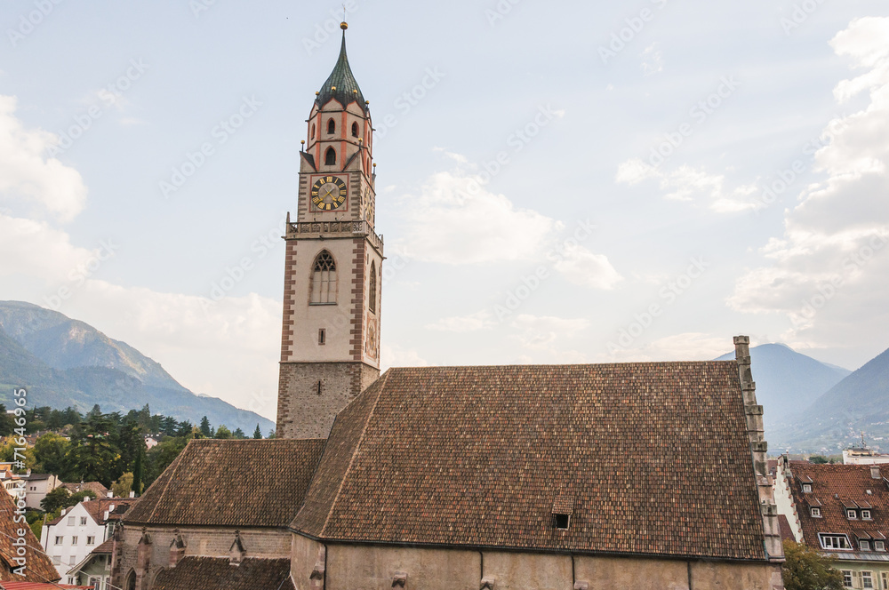 Meran, Altstadt, Kirche St. Nikolaus, Pfarrkirche, Italien
