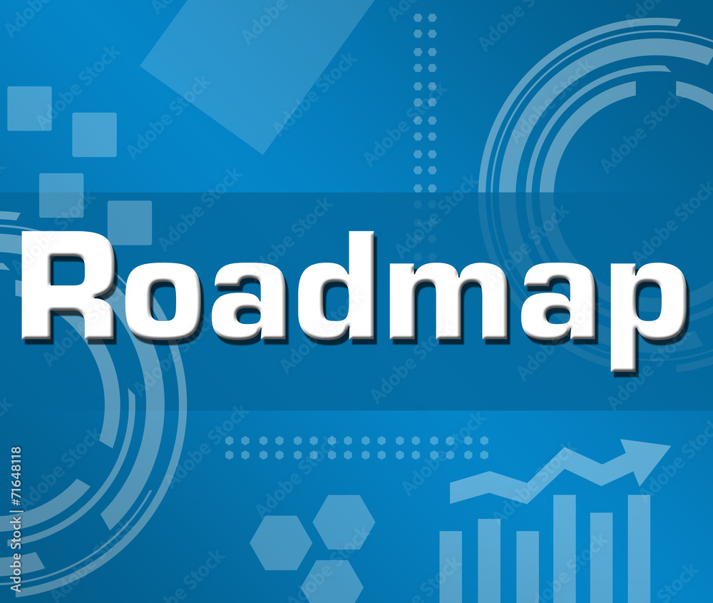 Obraz premium Roadmap