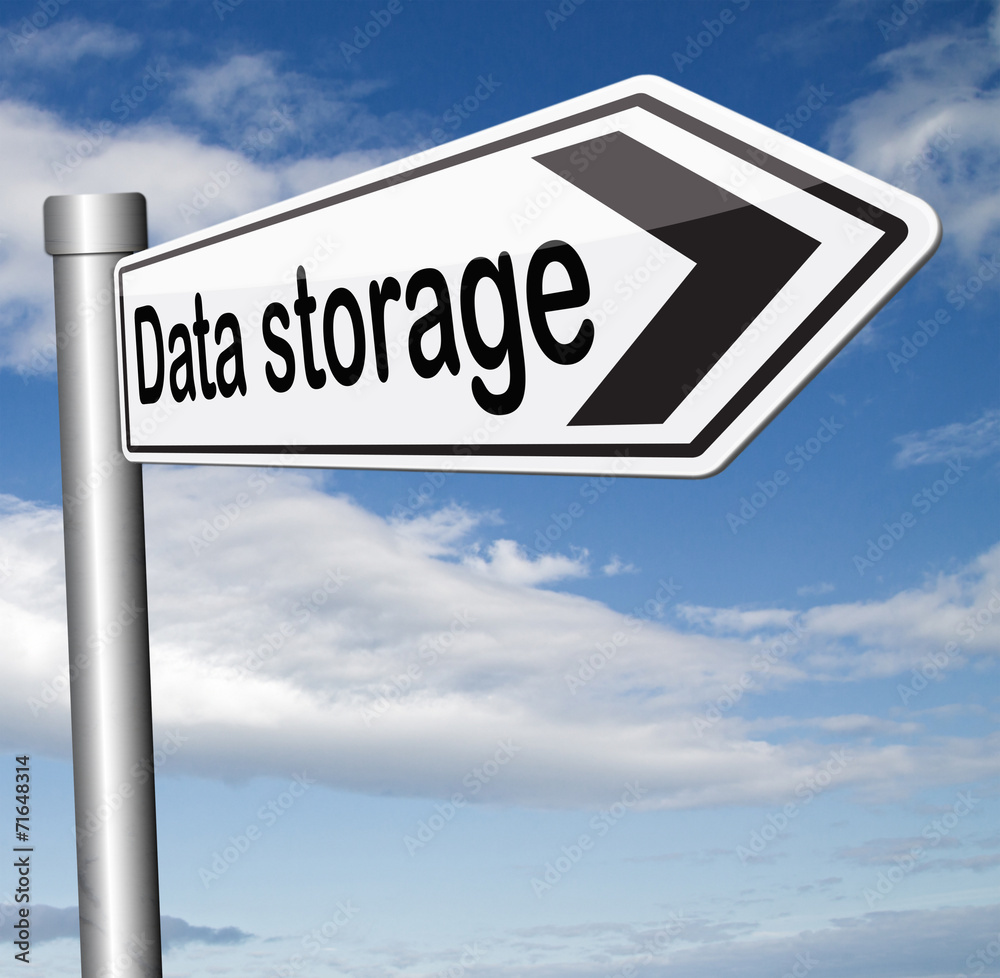 Obraz premium data storage