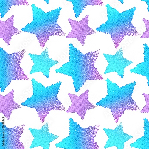 seamless pattern with stars vector