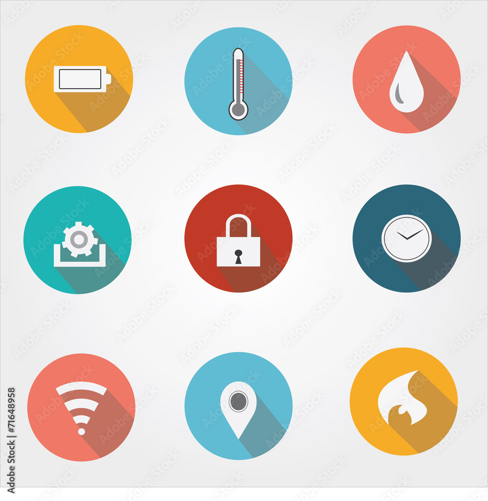 feature ,specification icons for industries, companies,business
