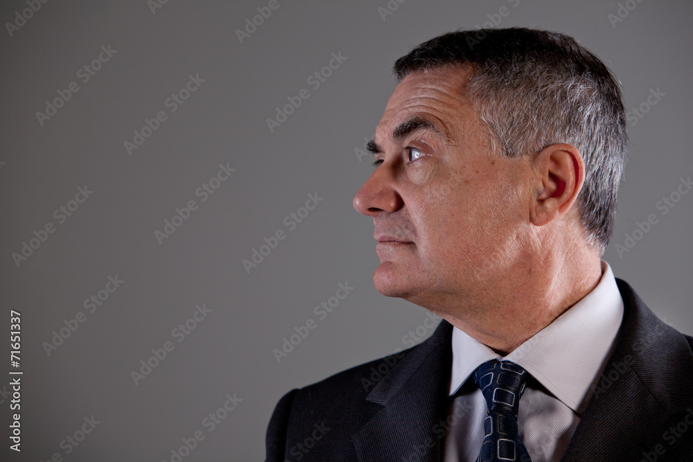 Boss spotting something somewhere carefully Boss spotting something somewhere carefully