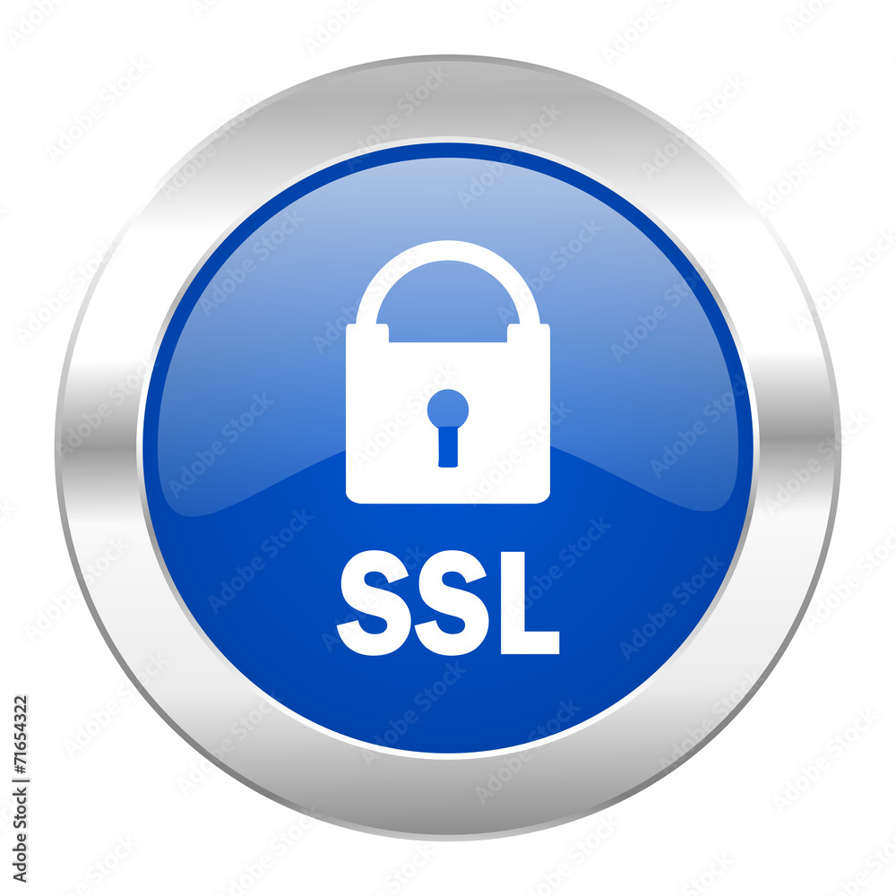 ssl blue circle chrome web icon isolated ssl blue circle chrome web icon isolated