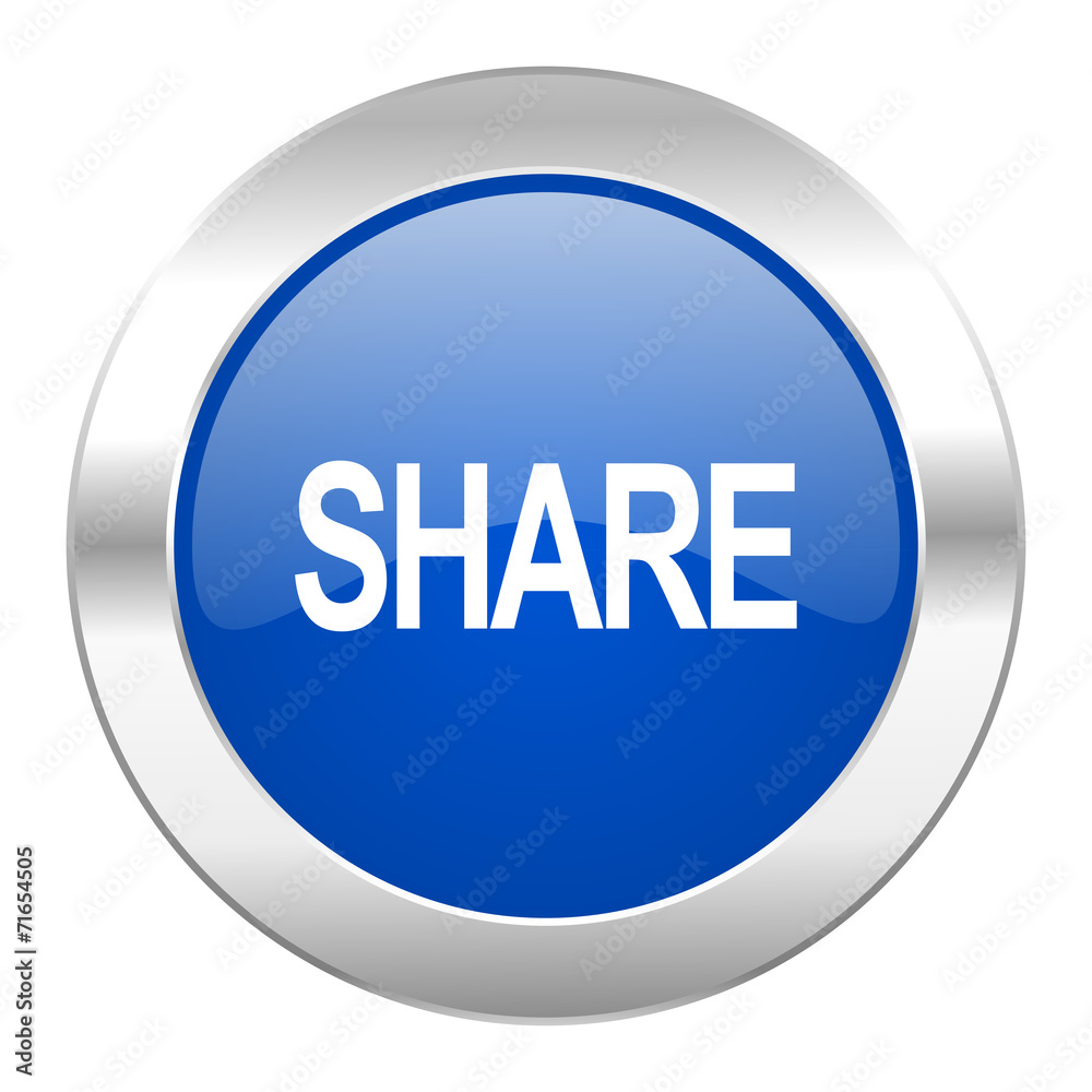 share blue circle chrome web icon isolated share blue circle chrome web icon isolated